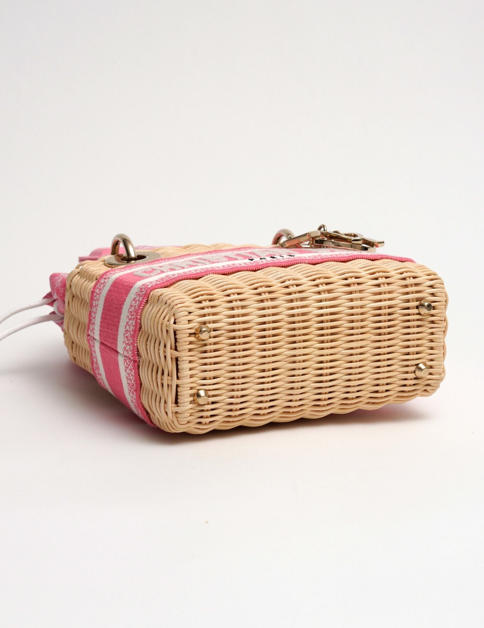 Lady Dior Wicker Tote Medium