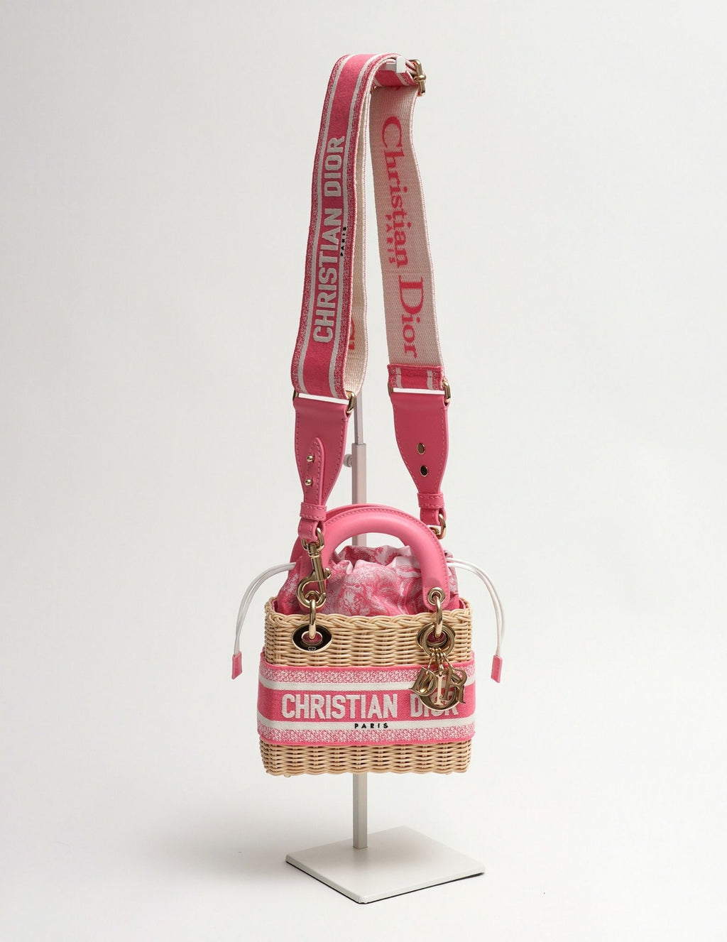 Lady Dior Wicker Tote Medium