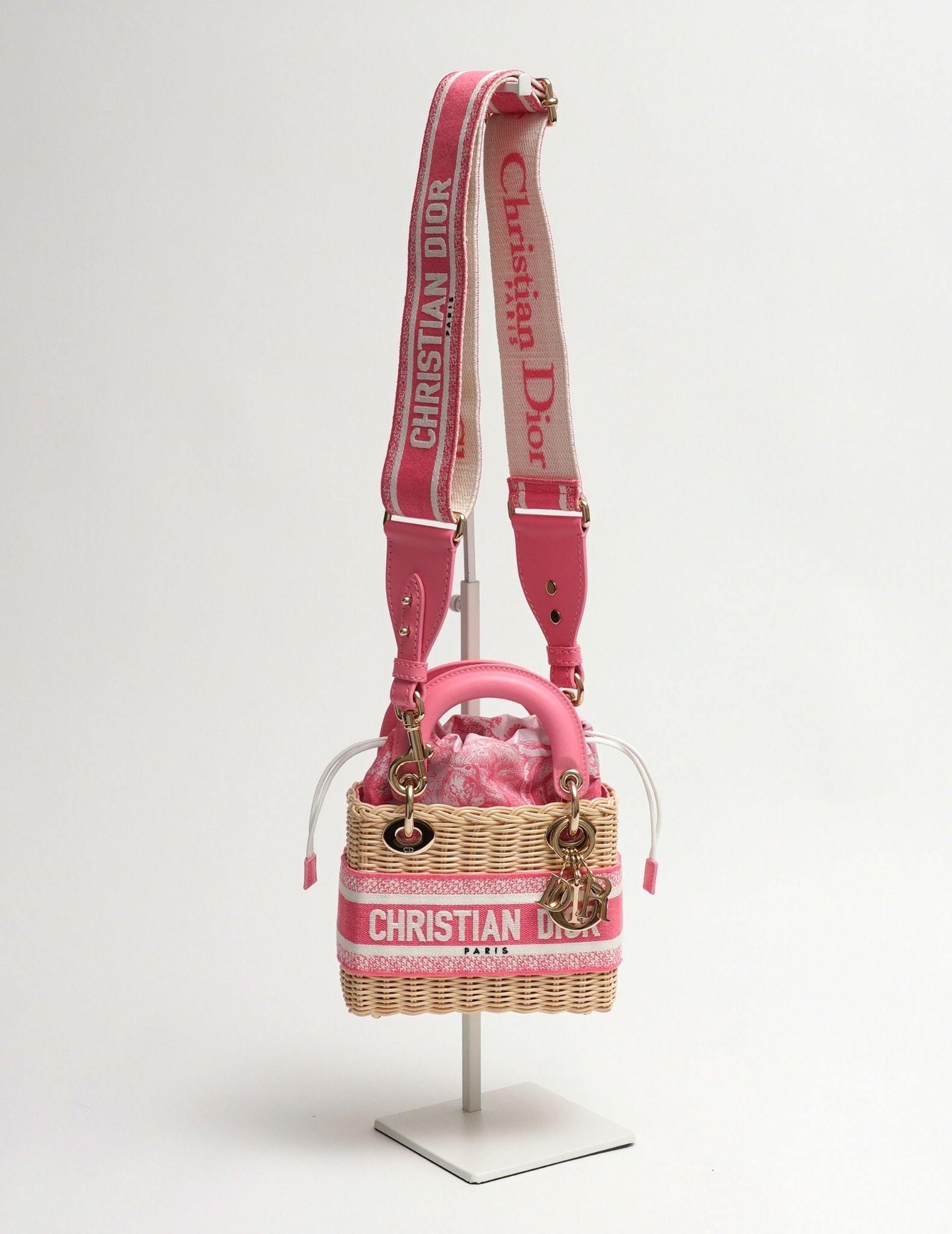 Lady Dior Wicker Tote Medium