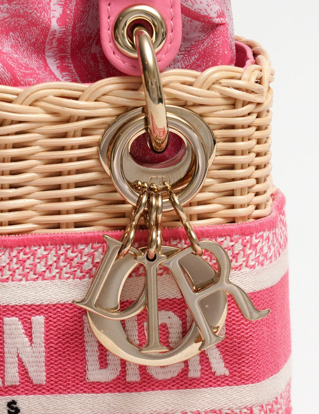 Lady Dior Wicker Tote Medium