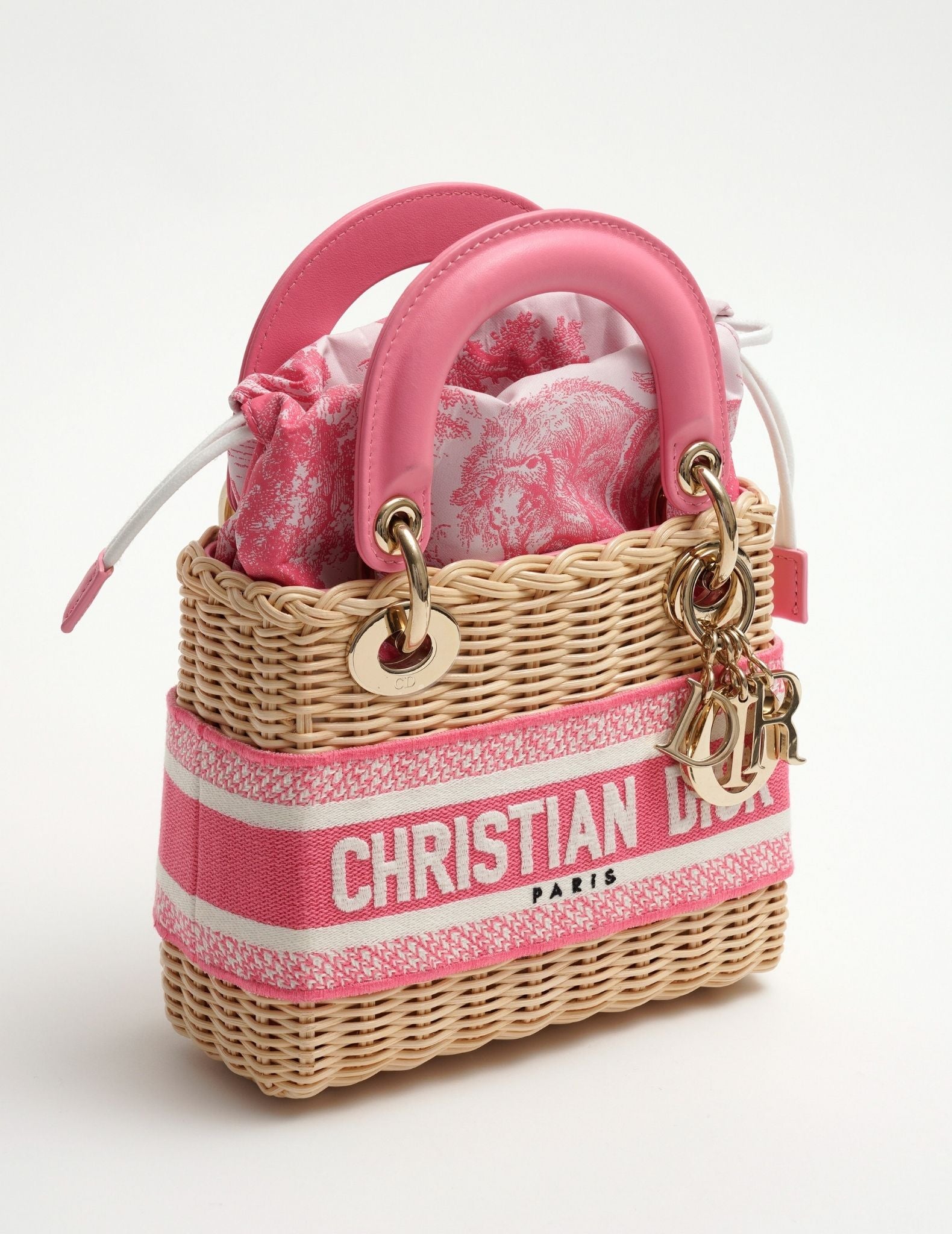 Lady Dior Wicker Tote Medium