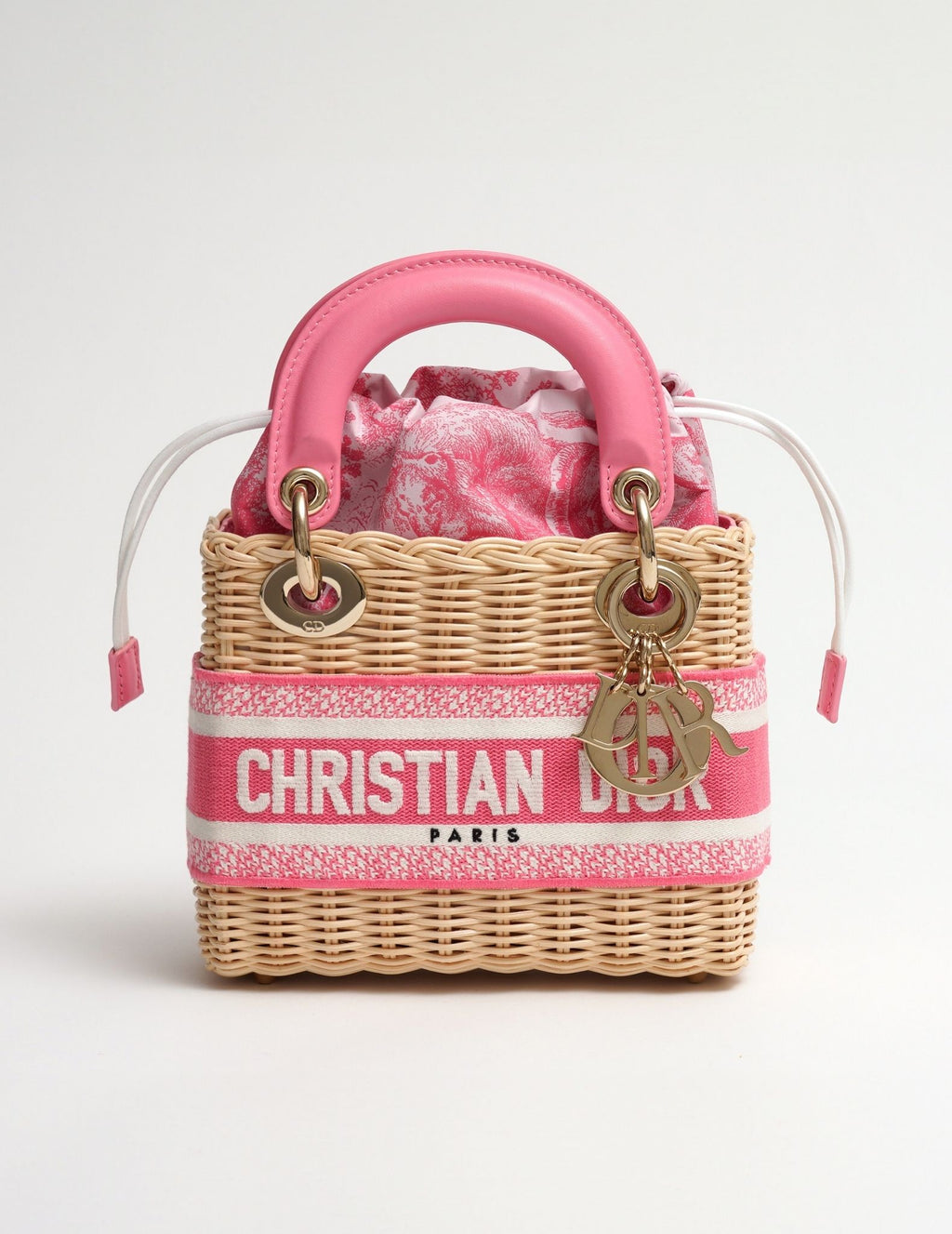Lady Dior Wicker Tote Medium